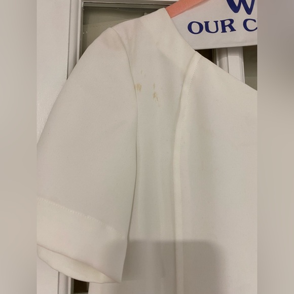 The Kooples white with black detail dress. Size xs-small - Picture 4 of 5